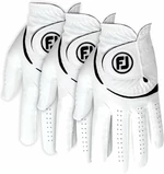 Footjoy Weathersof Golf (3 Pack) White/Black L Rękawiczki męskie