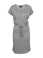 Light grey women's patterned dress SAM 73 Odette