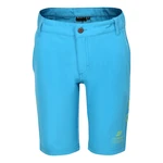 Kids softshell shorts ALPINE PRO COLO neon atomic blue