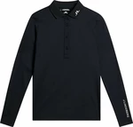 J.Lindeberg Tour Tech Long Sleeve Womens Black M Polo košeľa