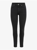 Women's Slim Fit Dark Grey Jeans Pieces Nunna - Women's