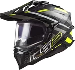 LS2 MX701 Explorer Carbon Edge Black/Hi-Vis Yellow 3XL Helm