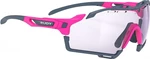 Rudy Project Cutline Pink Fluo Matte/ImpactX Photochromic 2 Laser Purple Cyklistické okuliare