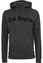 Los Angeles Text Hoody Charcoal