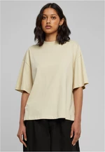Women's Organic Heavy Slit T-Shirt With Sand