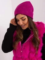 Fuchsia women's winter hat