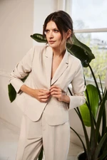 Women's blazer MOODO - light beige