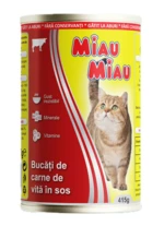 Miau Miau konz. Adult Beef - 415g