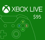 XBOX Live $95 Prepaid Card US