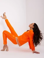 Orange Cotton Tracksuit