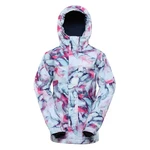 Children's ski jacket with ptx membrane ALPINE PRO EDERO aquamarine variant pb