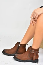 Fox Shoes Tan Leather Women's Boots