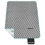 Spokey PICNIC ZIGZAG Picnic blanket with strap, 150 x 180 cm