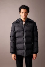 DEFACTO Slim Fit Hooded Lined Puffer Coat