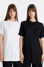 DEFACTO 2-Pack Crew Neck Short Sleeve T-Shirt