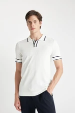 DEFACTO Slim Fit Short Sleeve Knitwear Polo T-Shirt