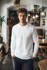 Trendyol White Slim/Slim Fit 100% Cotton T-shirt