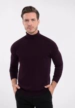 Volcano Man's Sweater S-Max Burgundy Melange