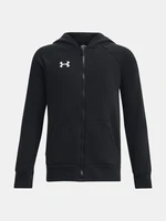 Under Armour UA Rival Fleece FZ Hoodie Mikina dětská Černá