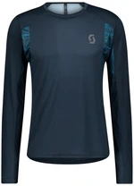 Scott Shirt Trail Run Midnight Blue/Atlantic Blue L Camiseta para correr de manga larga