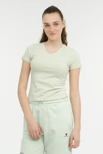 Lumberjack W-CT130 BASIC V NECK T-SH PASTEL GREEN Woman Sleeve T-Sh