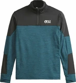 Picture Lokka Grid 1/4 Fleece Deep Water XL Outdoorová mikina