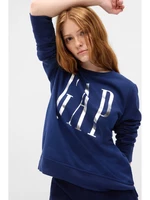 Navy blue women's sweatshirt GAP
