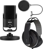 Rode NT-USB Mini Youtube & Podcast SET 4 Miocrofon USB