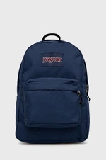 Ruksak Jansport tmavomodrá farba, veľký, jednofarebný