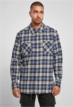 Roots Plaid Shirt Navy Blue/White