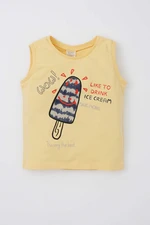 DEFACTO Regular Fit Sleeveless Ice-Cream Print Vest