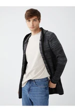 LC Waikiki Men's Long Sleeve Knitwear Cardigan with a Hoodie