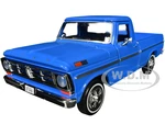 1972 Ford F-100 Pickup Truck Blue "Timeless Legends" Series 1/24 Diecast Model Car by Motormax