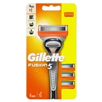 GILLETTE Fusion Holící strojek + Náhradní hlavice 4 ks