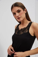 Women's top Moodo - black