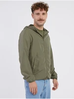 Khaki Mens Lightweight Hooded Jack & Jones Cali - Men