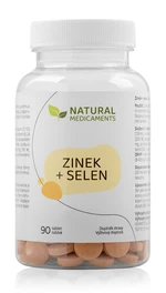 Natural Medicaments Zinok + Selén 90 tabliet