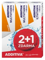 ADDITIVA sada MM 2+1 Pomeranč 60 šumivých tablet