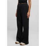 Women's Organic Ultra Wide Sweatpants Black