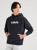 Levi&#39;s Černá pánská mikina s kapucí Levi's® - Pánské