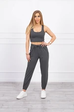 Set top+pants graphite