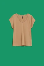 WOMEN'S T-SHIRT L-TS-4032 D.Beige