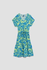 WOMEN'S DRESS L-SU-4039 FRESH BLUE