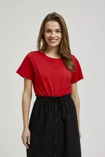 Women's short-sleeved T-shirt MOODO - red