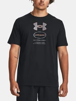 Under Armour Tričko UA M Branded GEL Stack SS-BLK - Pánské