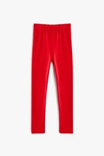 Koton Red Girl's Leggings