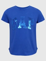 GAP Children's T-shirt with sequined logo - Girls