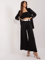 Black elegant trousers