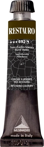 Maimeri Varnish Restauro Vopsea de restaurare Burnt Umber 492 20 ml 1 buc