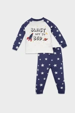 DEFACTO Baby Boy Star Patterned Long Sleeve Cotton Pajama Set